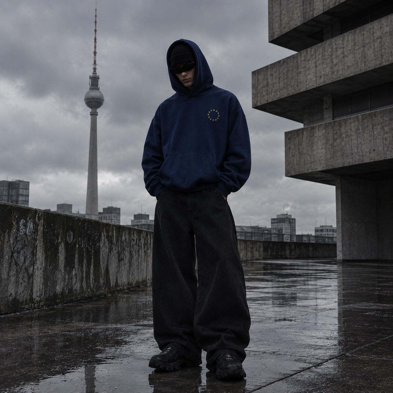 Front of the EU HOOD in Berlin